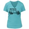 Women's Premium Deep V-Neck T-Shirt Thumbnail