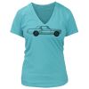 Women's Premium Deep V-Neck T-Shirt Thumbnail