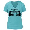 Women's Premium Deep V-Neck T-Shirt Thumbnail