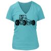Women's Premium Deep V-Neck T-Shirt Thumbnail