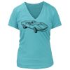 Women's Premium Deep V-Neck T-Shirt Thumbnail