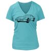 Women's Premium Deep V-Neck T-Shirt Thumbnail