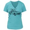 Women's Premium Deep V-Neck T-Shirt Thumbnail