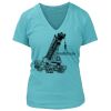 Women's Premium Deep V-Neck T-Shirt Thumbnail