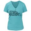 Women's Premium Deep V-Neck T-Shirt Thumbnail