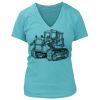 Women's Premium Deep V-Neck T-Shirt Thumbnail