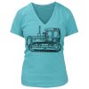 Women's Premium Deep V-Neck T-Shirt Thumbnail