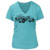 Women's Premium Deep V-Neck T-Shirt Thumbnail