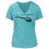 Women's Premium Deep V-Neck T-Shirt Thumbnail