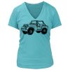 Women's Premium Deep V-Neck T-Shirt Thumbnail