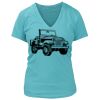Women's Premium Deep V-Neck T-Shirt Thumbnail