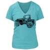 Women's Premium Deep V-Neck T-Shirt Thumbnail