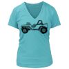 Women's Premium Deep V-Neck T-Shirt Thumbnail