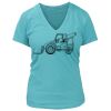 Women's Premium Deep V-Neck T-Shirt Thumbnail