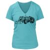 Women's Premium Deep V-Neck T-Shirt Thumbnail