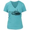 Women's Premium Deep V-Neck T-Shirt Thumbnail