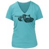 Women's Premium Deep V-Neck T-Shirt Thumbnail
