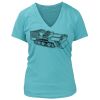 Women's Premium Deep V-Neck T-Shirt Thumbnail