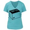 Women's Premium Deep V-Neck T-Shirt Thumbnail