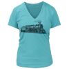Women's Premium Deep V-Neck T-Shirt Thumbnail