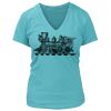 Women's Premium Deep V-Neck T-Shirt Thumbnail