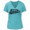 Women's Premium Deep V-Neck T-Shirt Thumbnail