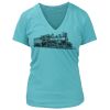 Women's Premium Deep V-Neck T-Shirt Thumbnail