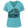 Women's Premium Deep V-Neck T-Shirt Thumbnail