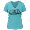 Women's Premium Deep V-Neck T-Shirt Thumbnail