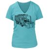 Women's Premium Deep V-Neck T-Shirt Thumbnail