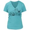 Women's Premium Deep V-Neck T-Shirt Thumbnail
