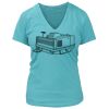 Women's Premium Deep V-Neck T-Shirt Thumbnail