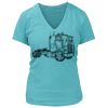 Women's Premium Deep V-Neck T-Shirt Thumbnail