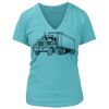 Women's Premium Deep V-Neck T-Shirt Thumbnail