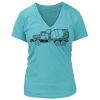 Women's Premium Deep V-Neck T-Shirt Thumbnail