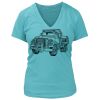 Women's Premium Deep V-Neck T-Shirt Thumbnail