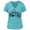 Women's Premium Deep V-Neck T-Shirt Thumbnail