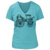 Women's Premium Deep V-Neck T-Shirt Thumbnail