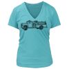 Women's Premium Deep V-Neck T-Shirt Thumbnail