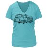 Women's Premium Deep V-Neck T-Shirt Thumbnail