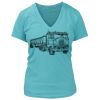 Women's Premium Deep V-Neck T-Shirt Thumbnail