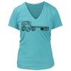 Women's Premium Deep V-Neck T-Shirt Thumbnail