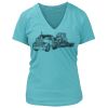 Women's Premium Deep V-Neck T-Shirt Thumbnail