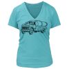 Women's Premium Deep V-Neck T-Shirt Thumbnail