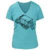 Women's Premium Deep V-Neck T-Shirt Thumbnail