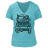 Women's Premium Deep V-Neck T-Shirt Thumbnail