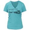 Women's Premium Deep V-Neck T-Shirt Thumbnail