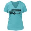 Women's Premium Deep V-Neck T-Shirt Thumbnail