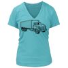 Women's Premium Deep V-Neck T-Shirt Thumbnail
