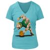 Women's Premium Deep V-Neck T-Shirt Thumbnail